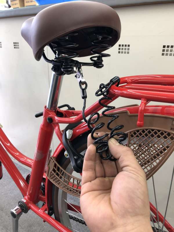 自転車 の 鍵 外し 方