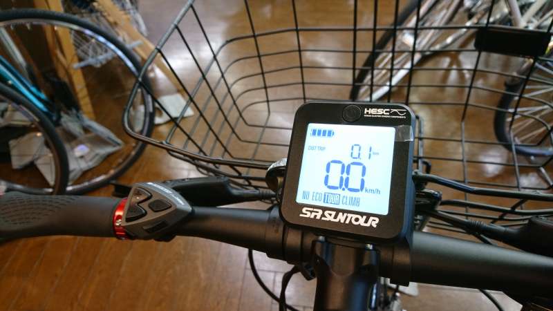 Sr suntour hesc electric deals bike motor display computer