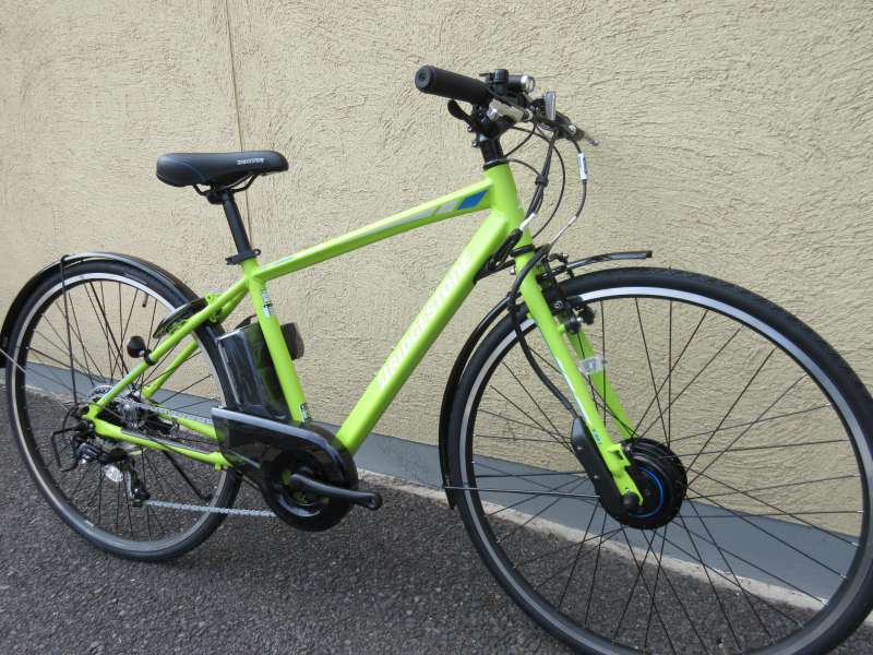 電動クロスバイク TB1e ネオンライム 令和3年購入 - 電動アシスト自転車